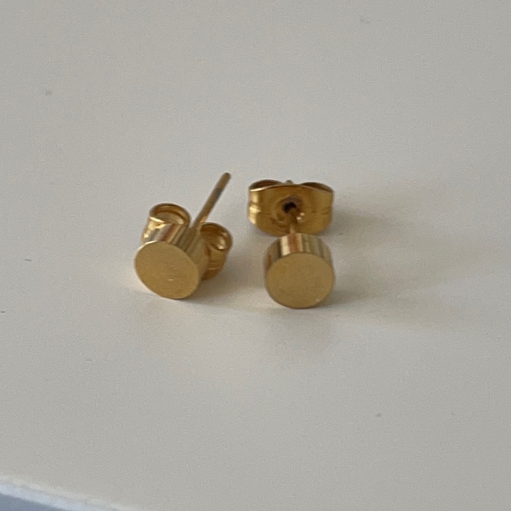 J.Crew gold stacked for earrings